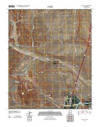 San Acacia New Mexico Historical topographic map, 1:24000 scale, 7.5 X 7.5 Minute, Year 2010