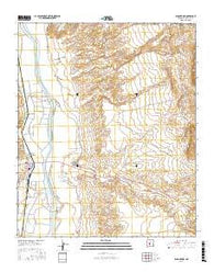 San Antonio New Mexico Current topographic map, 1:24000 scale, 7.5 X 7.5 Minute, Year 2017