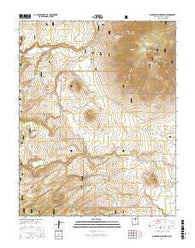 San Antonio Mountain New Mexico Current topographic map, 1:24000 scale, 7.5 X 7.5 Minute, Year 2017