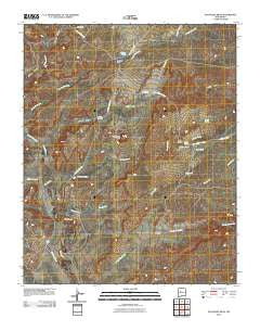 San Felipe Mesa New Mexico Historical topographic map, 1:24000 scale, 7.5 X 7.5 Minute, Year 2010