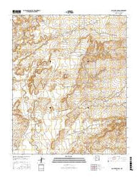 San Felipe Mesa New Mexico Current topographic map, 1:24000 scale, 7.5 X 7.5 Minute, Year 2017
