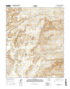 San Felipe Mesa New Mexico Current topographic map, 1:24000 scale, 7.5 X 7.5 Minute, Year 2017