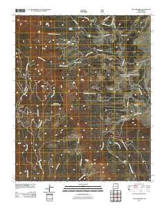 San Geronimo New Mexico Historical topographic map, 1:24000 scale, 7.5 X 7.5 Minute, Year 2011
