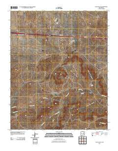 San Ignacio New Mexico Historical topographic map, 1:24000 scale, 7.5 X 7.5 Minute, Year 2010