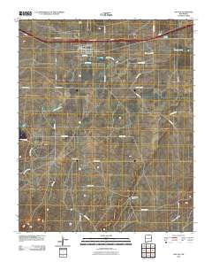 San Jon New Mexico Historical topographic map, 1:24000 scale, 7.5 X 7.5 Minute, Year 2010
