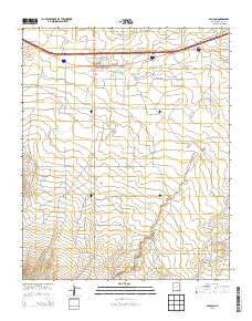San Jon New Mexico Historical topographic map, 1:24000 scale, 7.5 X 7.5 Minute, Year 2013