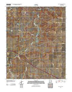 San Jon NW New Mexico Historical topographic map, 1:24000 scale, 7.5 X 7.5 Minute, Year 2010