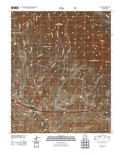 San Jose New Mexico Historical topographic map, 1:24000 scale, 7.5 X 7.5 Minute, Year 2011
