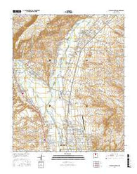 San Juan Pueblo New Mexico Current topographic map, 1:24000 scale, 7.5 X 7.5 Minute, Year 2017