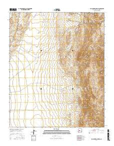 San Lorenzo Spring New Mexico Current topographic map, 1:24000 scale, 7.5 X 7.5 Minute, Year 2017