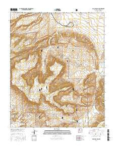 San Lucas Dam New Mexico Current topographic map, 1:24000 scale, 7.5 X 7.5 Minute, Year 2017
