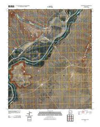 San Marcial New Mexico Historical topographic map, 1:24000 scale, 7.5 X 7.5 Minute, Year 2010