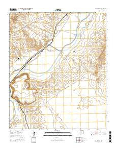 San Marcial New Mexico Current topographic map, 1:24000 scale, 7.5 X 7.5 Minute, Year 2017