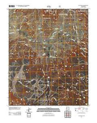 San Mateo New Mexico Historical topographic map, 1:24000 scale, 7.5 X 7.5 Minute, Year 2011
