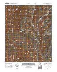 San Miguel Mountain New Mexico Historical topographic map, 1:24000 scale, 7.5 X 7.5 Minute, Year 2011