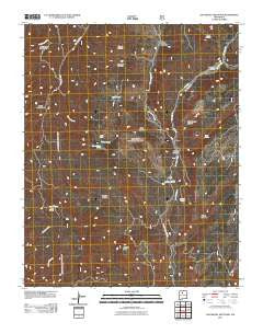 San Miguel Mountain New Mexico Historical topographic map, 1:24000 scale, 7.5 X 7.5 Minute, Year 2011