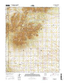 San Pedro New Mexico Current topographic map, 1:24000 scale, 7.5 X 7.5 Minute, Year 2017