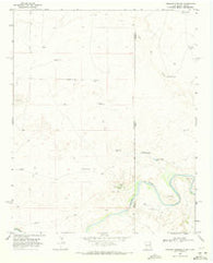 Sanchez Springs Texas Historical topographic map, 1:24000 scale, 7.5 X 7.5 Minute, Year 1968