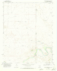Sanchez Springs Texas Historical topographic map, 1:24000 scale, 7.5 X 7.5 Minute, Year 1968