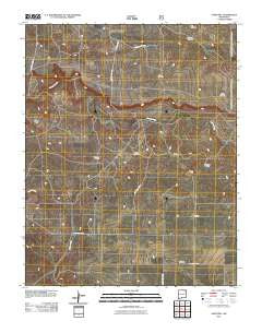 Sand Hill New Mexico Historical topographic map, 1:24000 scale, 7.5 X 7.5 Minute, Year 2011