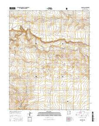 Sand Hill New Mexico Current topographic map, 1:24000 scale, 7.5 X 7.5 Minute, Year 2017