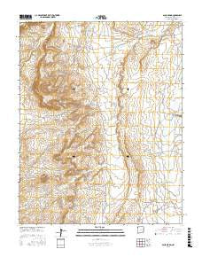 Sand Spring New Mexico Current topographic map, 1:24000 scale, 7.5 X 7.5 Minute, Year 2017