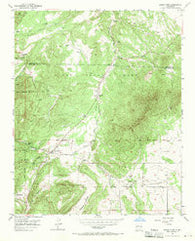 Sandia Park New Mexico Historical topographic map, 1:24000 scale, 7.5 X 7.5 Minute, Year 1954
