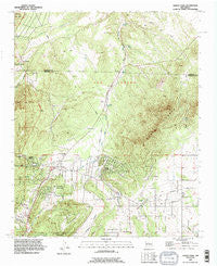 Sandia Park New Mexico Historical topographic map, 1:24000 scale, 7.5 X 7.5 Minute, Year 1990