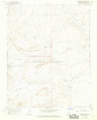 Sanostee East New Mexico Historical topographic map, 1:24000 scale, 7.5 X 7.5 Minute, Year 1966