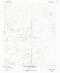 Sanostee East New Mexico Historical topographic map, 1:24000 scale, 7.5 X 7.5 Minute, Year 1966