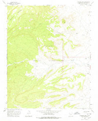 Sanostee West New Mexico Historical topographic map, 1:24000 scale, 7.5 X 7.5 Minute, Year 1966
