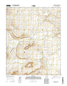 Sanostee East New Mexico Historical topographic map, 1:24000 scale, 7.5 X 7.5 Minute, Year 2013
