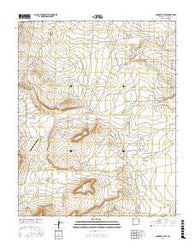 Sanostee East New Mexico Current topographic map, 1:24000 scale, 7.5 X 7.5 Minute, Year 2017