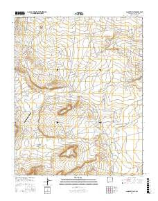 Sanostee East New Mexico Current topographic map, 1:24000 scale, 7.5 X 7.5 Minute, Year 2017