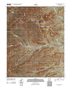 Sanostee West New Mexico Historical topographic map, 1:24000 scale, 7.5 X 7.5 Minute, Year 2010