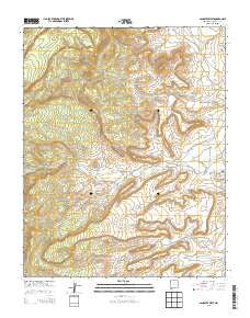 Sanostee West New Mexico Historical topographic map, 1:24000 scale, 7.5 X 7.5 Minute, Year 2013