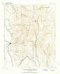 Santa Fe New Mexico Historical topographic map, 1:125000 scale, 30 X 30 Minute, Year 1889