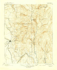 Santa Fe New Mexico Historical topographic map, 1:125000 scale, 30 X 30 Minute, Year 1894