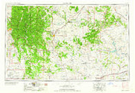 Santa Fe New Mexico Historical topographic map, 1:250000 scale, 1 X 2 Degree, Year 1958