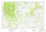 Santa Fe New Mexico Historical topographic map, 1:250000 scale, 1 X 2 Degree, Year 1954