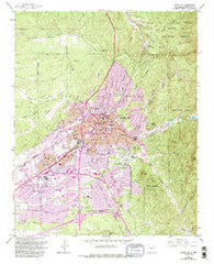 Santa Fe New Mexico Historical topographic map, 1:24000 scale, 7.5 X 7.5 Minute, Year 1952