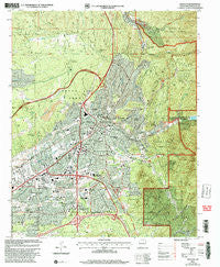 Santa Fe New Mexico Historical topographic map, 1:24000 scale, 7.5 X 7.5 Minute, Year 2002