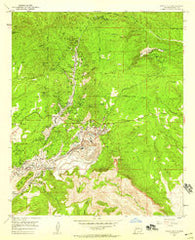 Santa Rita New Mexico Historical topographic map, 1:24000 scale, 7.5 X 7.5 Minute, Year 1951