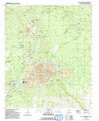 Santa Rita Mine New Mexico Historical topographic map, 1:24000 scale, 7.5 X 7.5 Minute, Year 1992