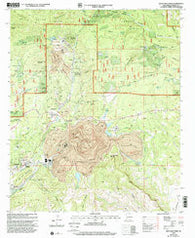 Santa Rita Mine New Mexico Historical topographic map, 1:24000 scale, 7.5 X 7.5 Minute, Year 1999