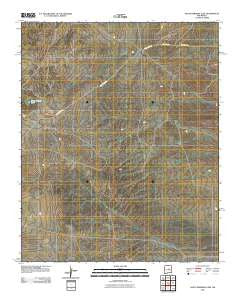 Santa Barbara Lake New Mexico Historical topographic map, 1:24000 scale, 7.5 X 7.5 Minute, Year 2010