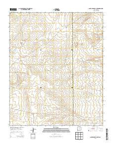 Santa Barbara Lake New Mexico Historical topographic map, 1:24000 scale, 7.5 X 7.5 Minute, Year 2013