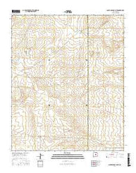 Santa Barbara Lake New Mexico Current topographic map, 1:24000 scale, 7.5 X 7.5 Minute, Year 2017
