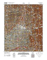 Santa Fe New Mexico Historical topographic map, 1:24000 scale, 7.5 X 7.5 Minute, Year 2011