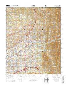 Santa Fe New Mexico Historical topographic map, 1:24000 scale, 7.5 X 7.5 Minute, Year 2013